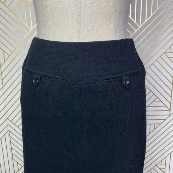 Gerard Darel 100% Wool Classic‎ Black Pencil Skirt Size 36 / US 4 - Picture 3 of 8